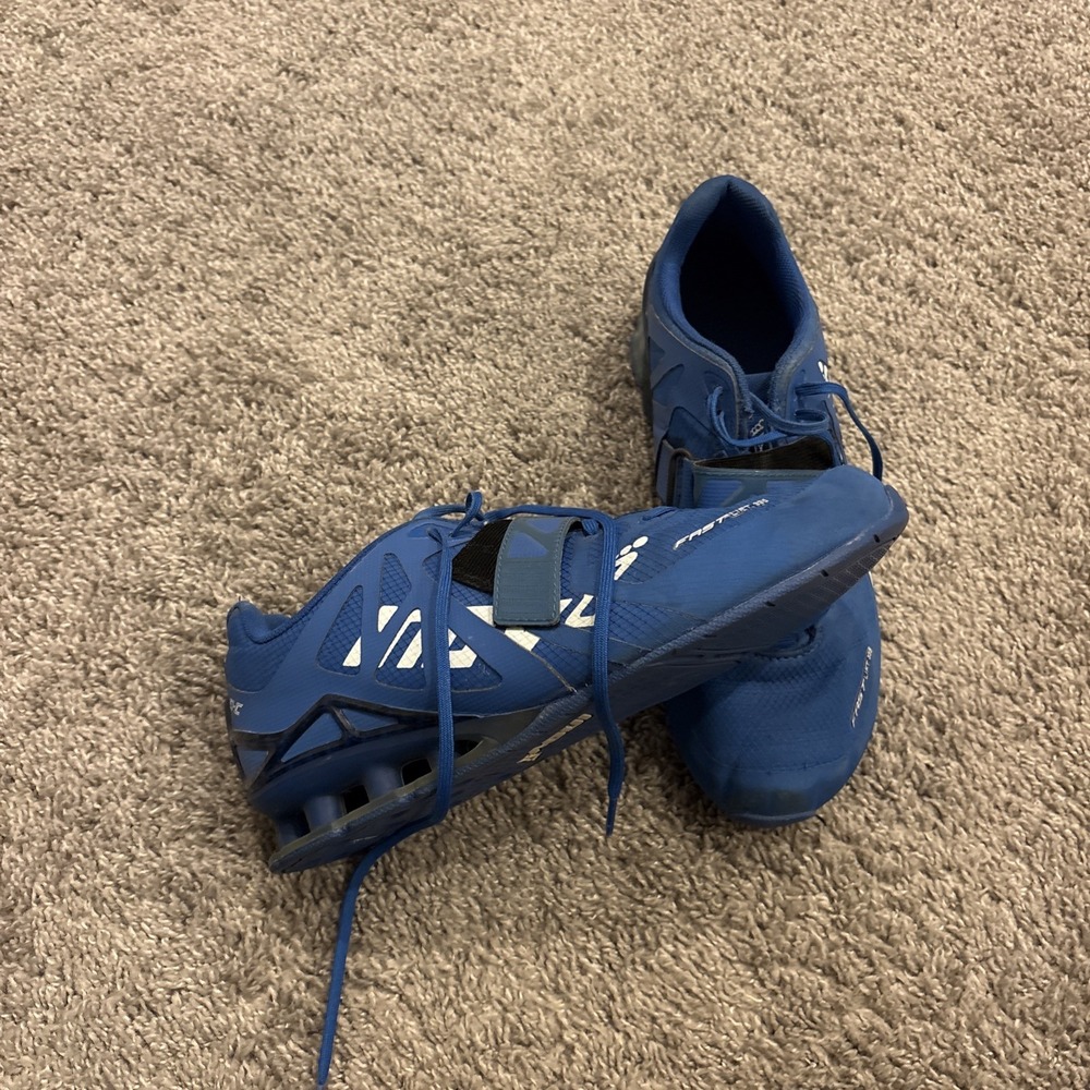 Inov-8 Fastlift 335 Men's Size 9 Blue Lifting Shoes Sneakers Training Athletic